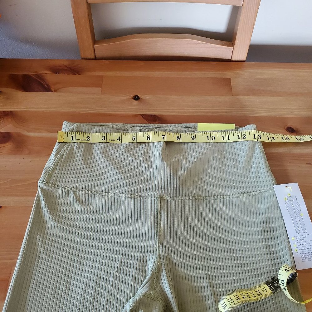 All in Motion - Women's Ultra High-Rise Rib Leggings Olive Green Size M Reg - Picture 6 of 13